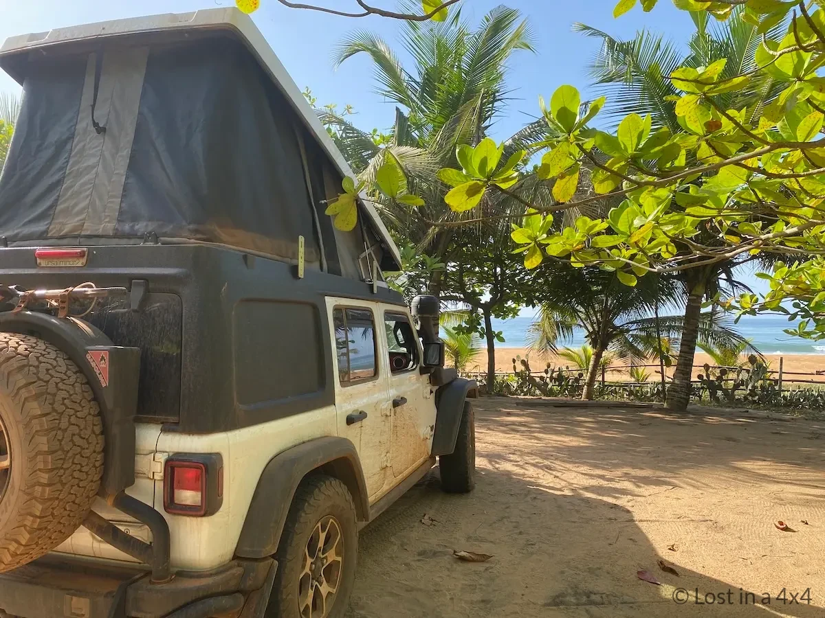 Ursa Minor pop top roof tent on Jeep Wrangler Rubicon minimalist overland